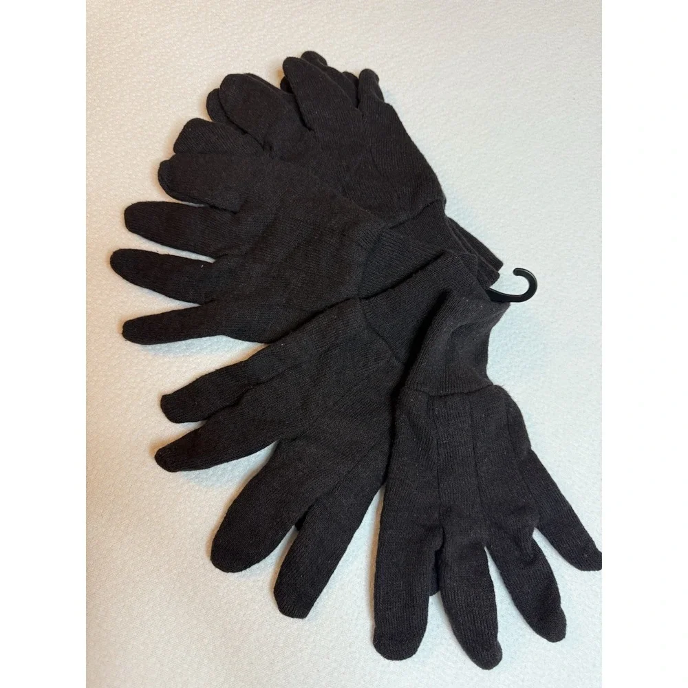 Winter Knit Gloves Lot of 3 Pairs Black Size L/XL New